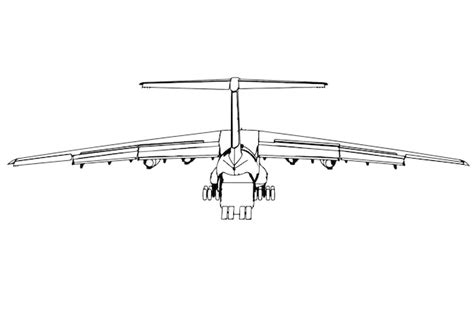 Premium Vector Sketch Of A Cargo Plane On A White Background Vector