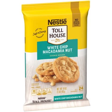 Nestle Toll House White Chip Macadamia Nut Cookie Dough Pack 16 Oz King Soopers