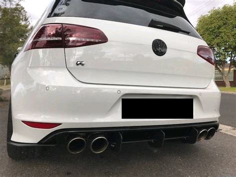 Golf Mk7 R Rear Diffuser Maxton Black Rexsupersport Specializes In