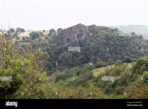 Thors Cave Peak District Stock Photo Alamy