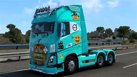 Skin Halloween Volvo Fh By Rodonitcho Mods Ets Mods