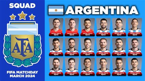 Argentina Squad Copa America 2024 Jilli Lurleen