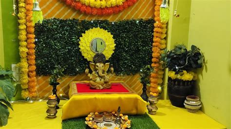 Ganpati Decoration Ideas For Home Ll Ganesh Chaturthi Special Ll Ganesh