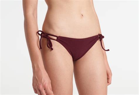 Yasmine Eslami The Mona Double Tied Bikini Panty In Choco