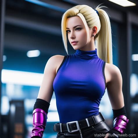 Dragon Ball S Slim And Elegant Android 18 Stable Diffusion Online