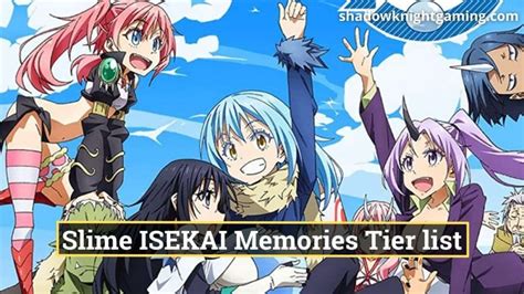 Slime - Isekai Memories Tier List January 2024 | Best Characters