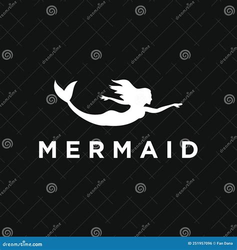 Mermaid Logo Design Vector Illustration Stock Vector Illustration Of