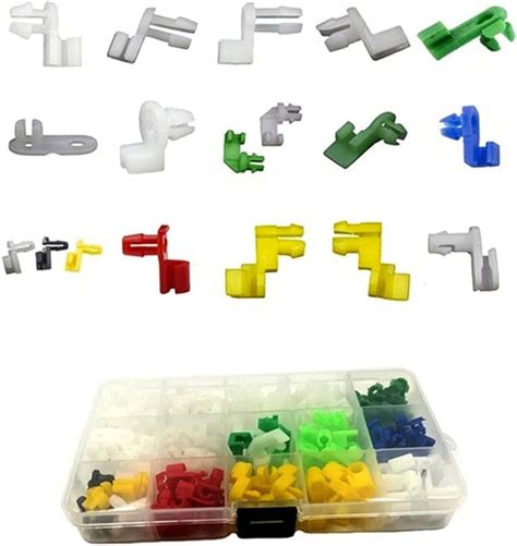 Amazon Pcs Mixed Universal Plastic Door Lock Rod Clip Side