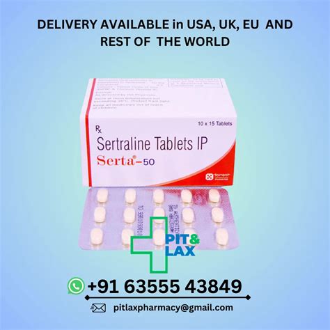 Serta 50mg Tablet At Rs 172 Stripe Sertraline Hydrochlorde Tablets In