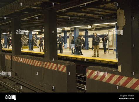 Not A Very Pretty View Accross The Tracks And Platform At Jay Street