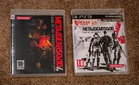 Mgs 4 Europe cover is really cool! : r/PS3