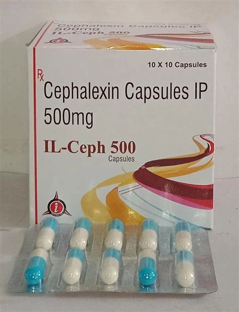 Cephalexin Tablets Ip Non Prescription Treatment Anti Bacterial At