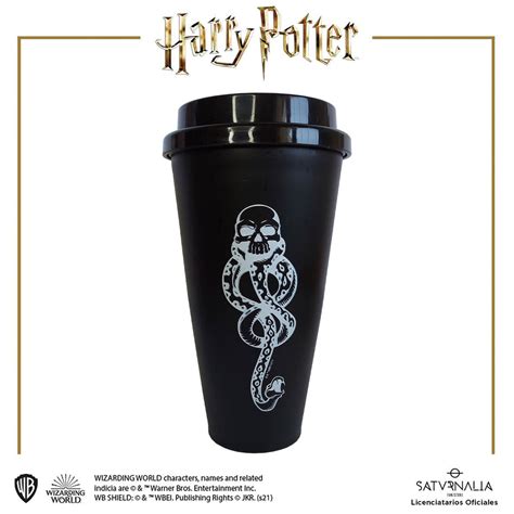 Vaso Térmico Harry Potter Oficial Marca Tenebrosa Cronishop