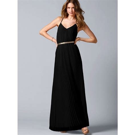 Victorias Secret Knife Pleat Maxi Dress 128 Liked On Polyvore