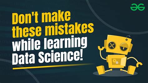 Correct Your Mistakes In 1 Minute Data Science Geeksforgeeks Youtube