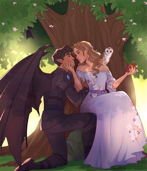 Elain Archeron And Azriel Elriel Fanart Acotar A Court Of Mist