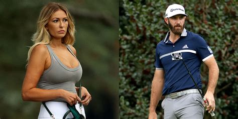 Golfer Dustin Johnson Gets Fiancee Paulina Gretzkys Support At The