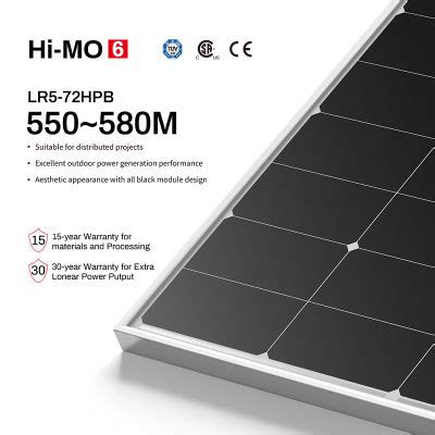 Longi Watt Mono Cells Solar Panel For