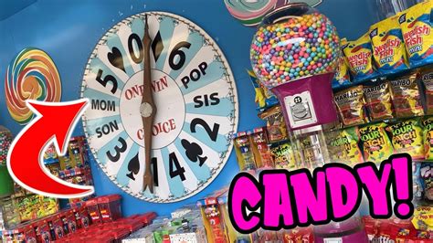 We Won Giant Carnival Candy Wheel Game On The Boardwalk Youtube