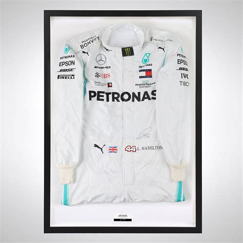 Lewis Hamilton 2019 Signed Official Replica Race Suit F1 Authentics