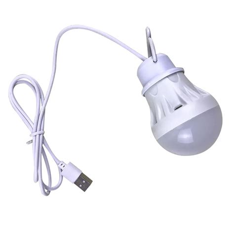 Portable 3W USB Powered LED Night Light Outdoor Tent Light Bulb Lamp Camping Fishing Light LED ...