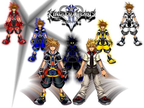 Sora Roxes and all Drive forms by SquareFanClub on DeviantArt