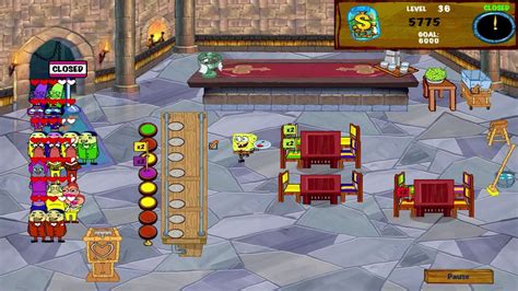 Spongebob Diner Dash 2 Two Times The Trouble Level 36 Medieval