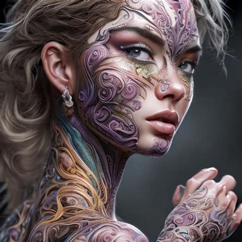 Hyper Realistic Of Bold And Beautiful Girl Beautifu