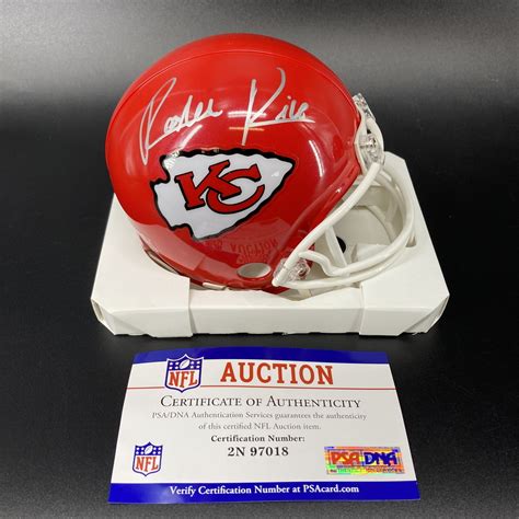 Nfl Chiefs Rashee Rice Signed Mini Helmet The Official Auction Site