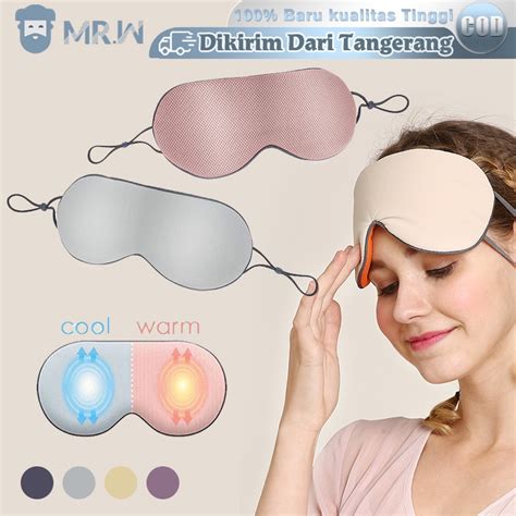 Jual Sisi Masker Mata Tidur Penutup Mata Double Sided Warm Dan Cool