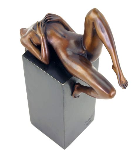 Buy Kunst Ambiente Erotic Bronze Figurine Reclining Female Nude