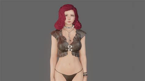 3D Model Game Ready Naked Female Character VR AR Low Poly CGTrader