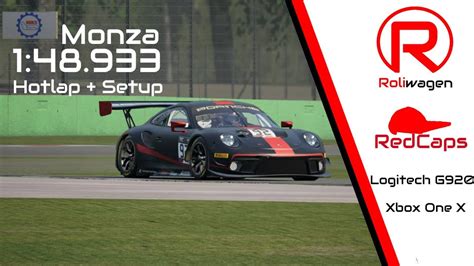 Monza Acc Xbox One X Hotlap Setup Porsche Ii Gt R