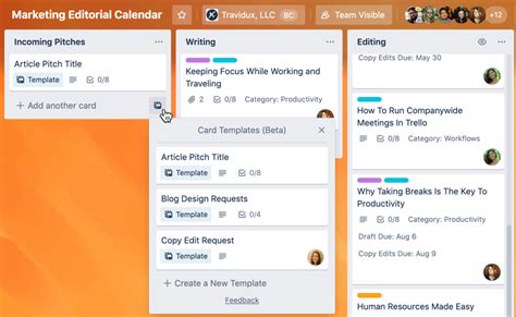 Bring consistency to your workflow with Trello card templates - Work ...