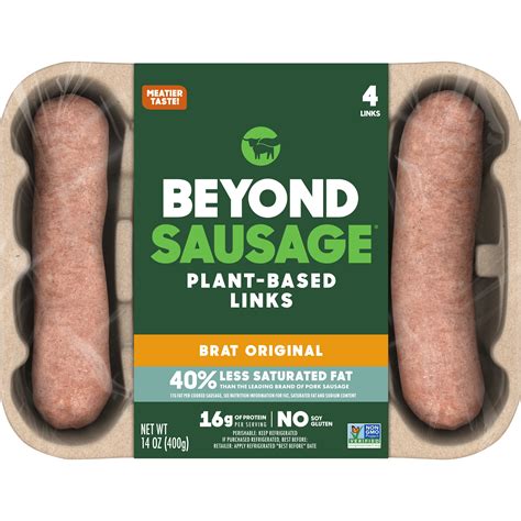 Beyond Meat Beyond Sausage Plant Based Sausage Brat Original Shop