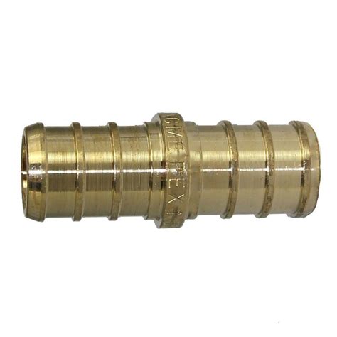 Sharkbite 1 2 In Brass Pex Barb Coupling 10 Pack Uc008lfa10 The