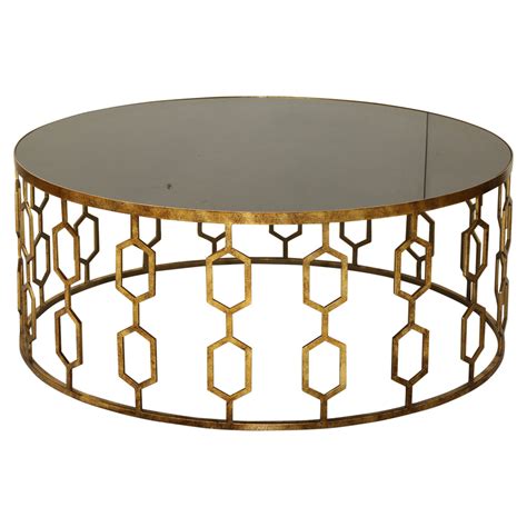 Round Gold Coffee Table | INTERIORS ONLINE