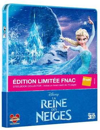 Steelbook La Reine Des Neiges Dition Collector Limit E Bluray Dvd D