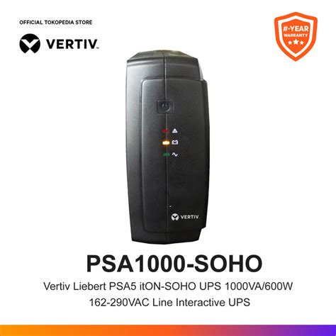 Promo UPS Vertiv Liebert PSA ItON SOHO 1000VA 600W 162 290VAC PSA1000