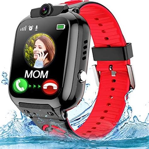 Kids Smartwatch Phone with WiFi/LBS Tracker for Girls Boys with IP67 Waterproof SOS Call Camera ...