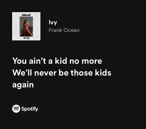 Spotify Lyrics 🔖 Frank Ocean Lyrics Oceans Lyrics Just Lyrics