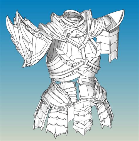 Zinogre Female Armor Pepakura Foam Cosplay Templates Etsy