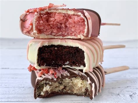 Heart Cakesicles — Eatwitharli