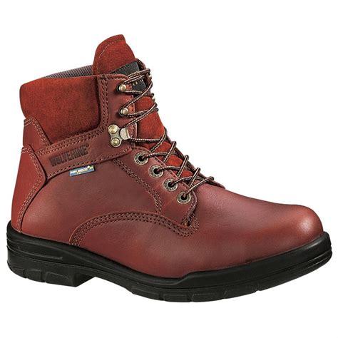 Men's Wolverine® DuraShocks® SR 6" Boots, Brown - 87985, Work Boots at ...