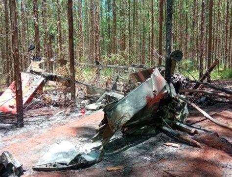 Piloto De Avi O Que Caiu Em Fazenda Tem Do Corpo Queimado Portal