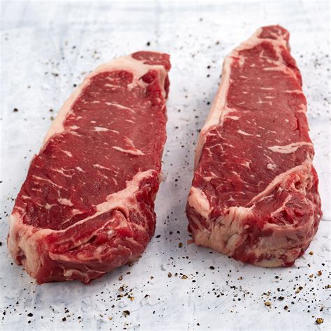 Usda Choice Black Angus Beef Thick Ny Strip Steak Wild Fork Foods