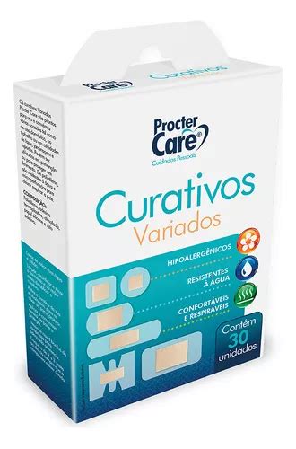 Curativos Transparentes Variados 30un Proctercare MercadoLivre