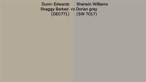 Dunn Edwards Shaggy Barked Dec Vs Sherwin Williams Dorian Gray Sw