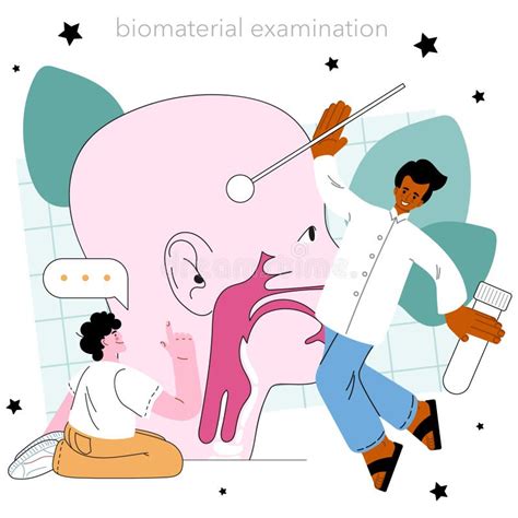 Otorhinolaryngologist Concept ENT Doctor Treating Patient Nose Stock