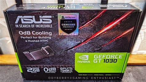 Unboxing Test 3DMark Fire Strike ROG Benchmark ASUS GeForce GT 1030